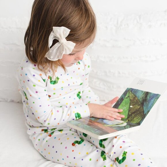 L'ovedbaby Limited Edition Caterpillar - Kids' Unisex Organic PJ Set, 3T - Picture 3 of 6